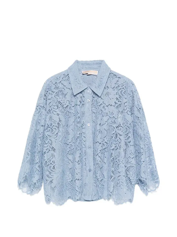 Michael Kors Camicia in pizzo con maniche lunghe
