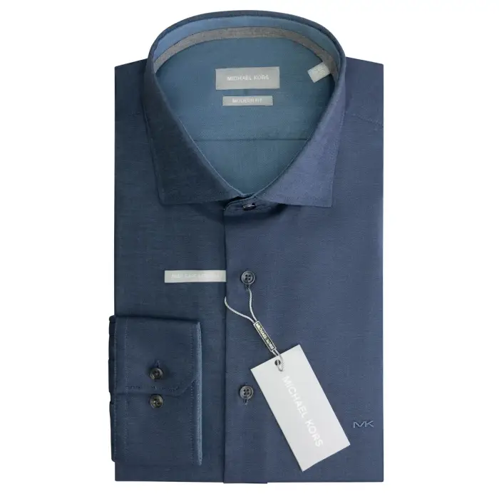 Camicia reversibile Michael Kors Modern Bleu