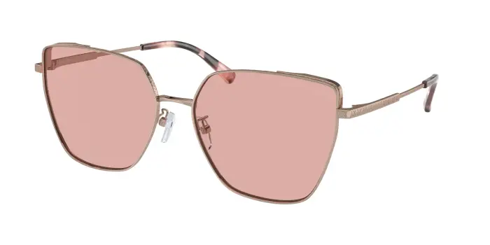 Michael Kors Donna MK1143D FUJI 1108D8 Occhiali da sole Metallo Rosa Giallo Cat Eye Normale
