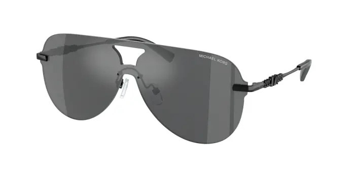 Michael Kors Donna MK1149 CYPRUS 10056G Occhiali da sole Metallo Grigio Grigio Pilot Normale Specchiato