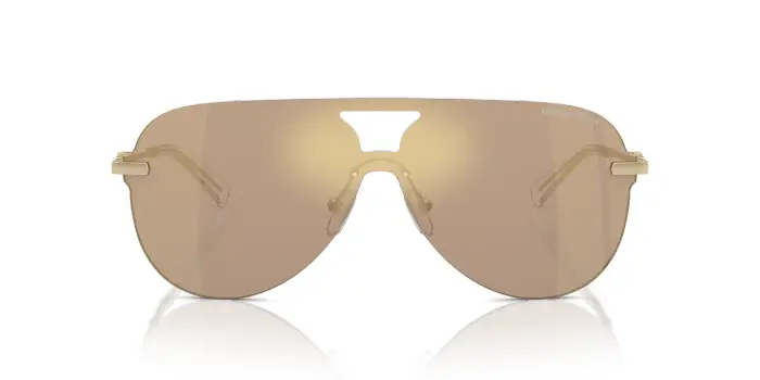 Michael Kors Donna MK1149 CYPRUS 10145A Occhiali da sole Metallo Marrone Marrone Pilot Normale Specchiato