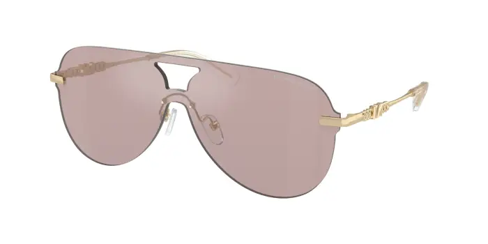 Michael Kors Donna MK1149 CYPRUS 1014VS Occhiali da sole Metallo Rosa Rosa Pilot Normale Specchiato