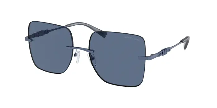 Michael Kors Donna MK1150 QUéBEC 189580 Occhiali da sole Metallo Blu Blu Squadrata Normale