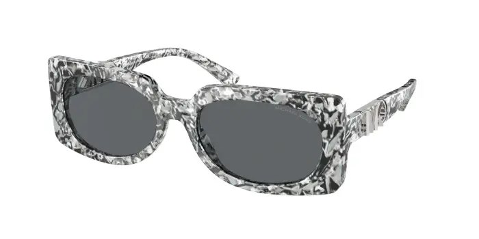 Michael Kors Donna MK2215 BORDEAUX 400287 Occhiali da sole Acetato Nero Grigio Squadrata Normale