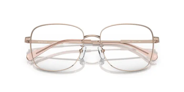 Michael Kors Donna MK3074D BORNEO 1108 Montature da vista Metallo Oro Trasparente Squadrata Normale