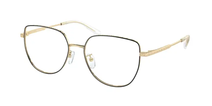 Michael Kors Donna MK3075D JAIPUR 1014 Montature da vista Metallo Oro Trasparente Rotonda Normale