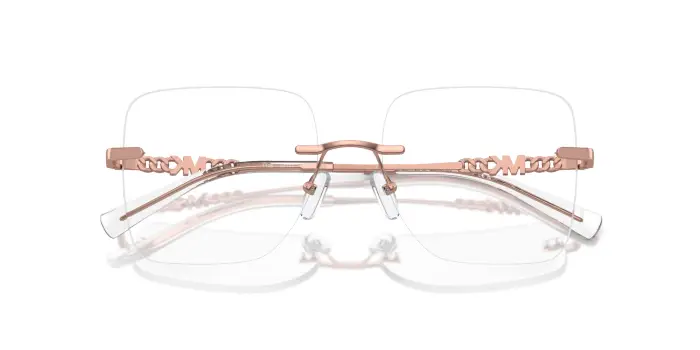 Michael Kors Donna MK3078 GIVERNY 1108 Montature da vista Metallo Oro Trasparente Squadrata Normale