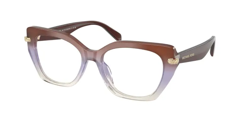Michael Kors Donna MK4167U NASHVILLE 4036 Montature da vista Acetato Rosso Trasparente Geometrica Normale