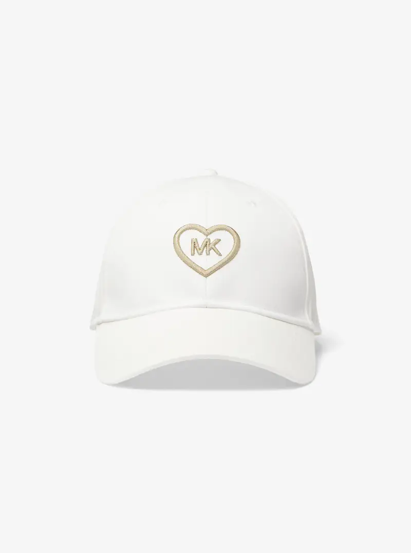 Michael Kors Kids MK Cappello da baseball in cotone con ricami - Bianco - Michael Kors