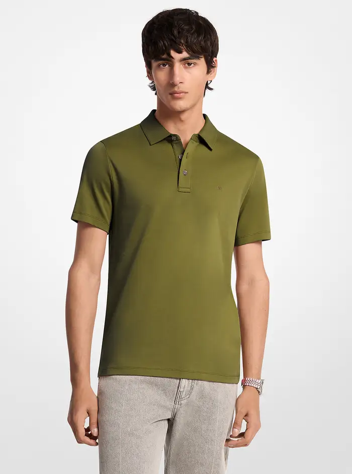 Michael Kors Mens Polo Verde 1191035