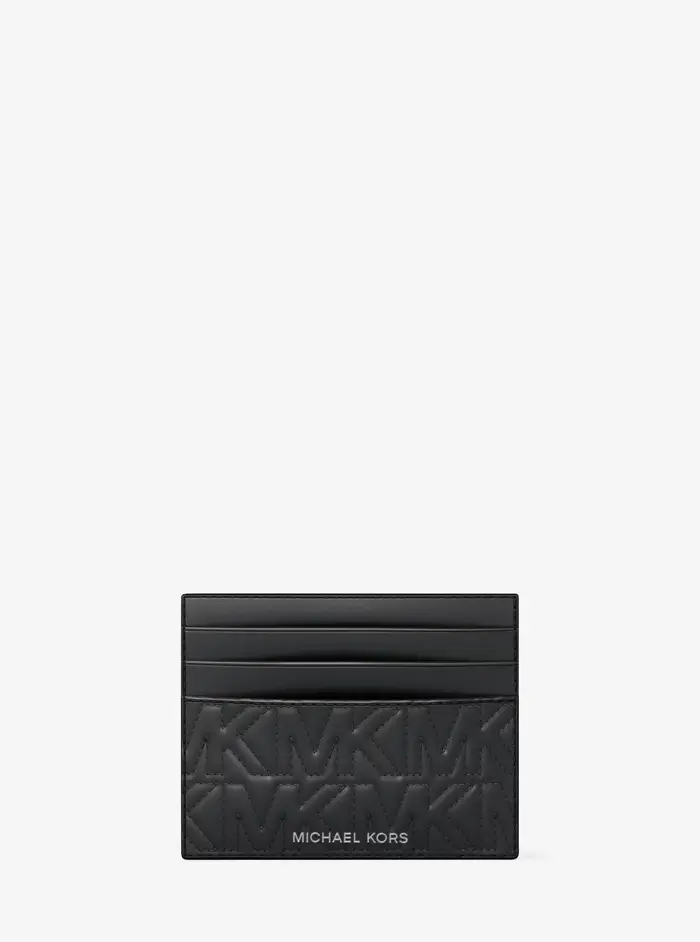 Michael Kors Mens Porta carte di credito Nero 3935719
