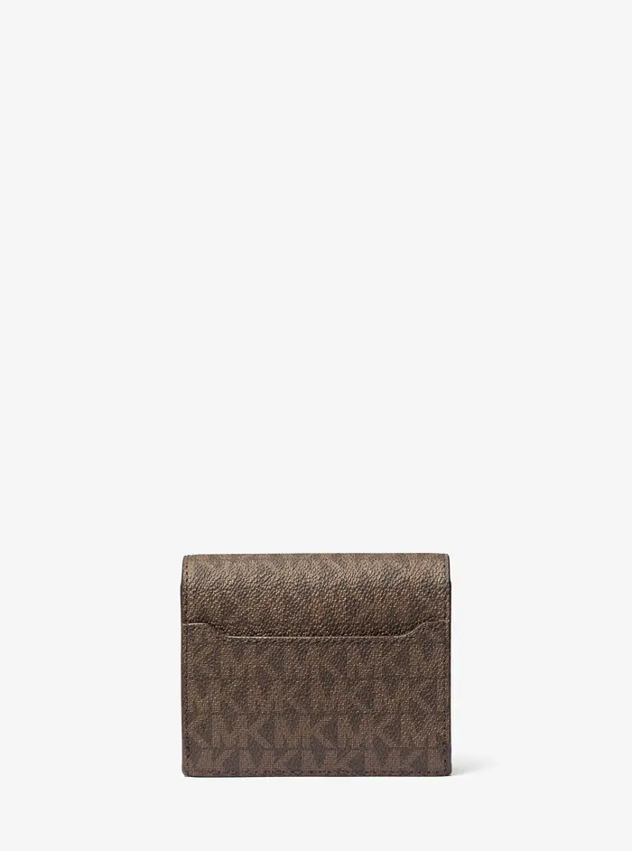 Michael Kors Mens MK Portafoglio Hudson con logo - Marrone - Michael Kors