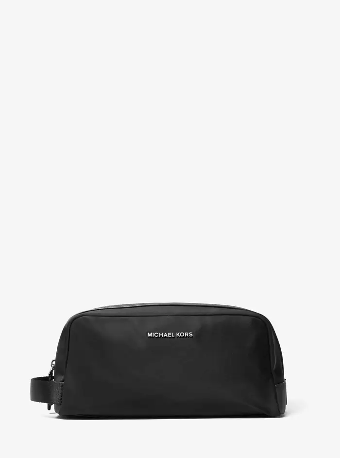 Michael Kors Mens MK Set da viaggio Brooklyn in misto nylon - Nero - Michael Kors
