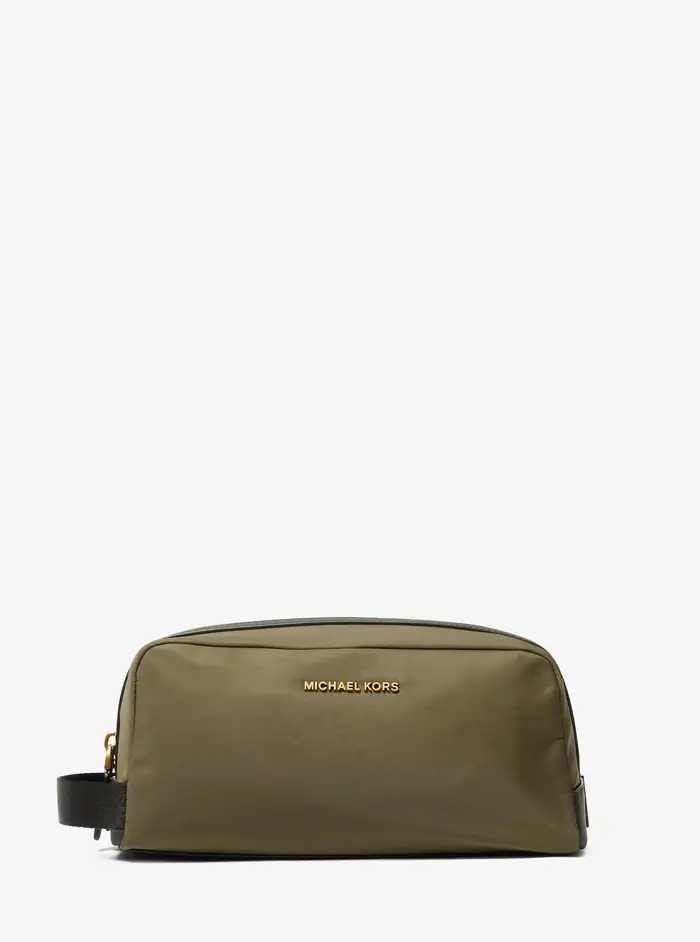 Michael Kors Mens MK Set da viaggio Brooklyn in nylon - Verde - Michael Kors