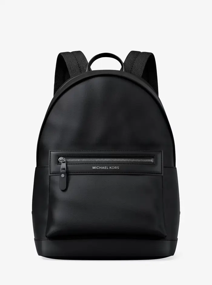 Michael Kors Mens MK Zaino in nylon Jet Set - Nero - Michael Kors