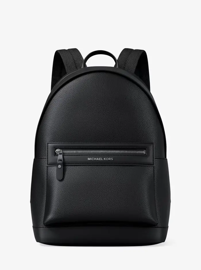 Michael Kors Mens MK Zaino Jet Set in pelle martellata - Nero - Michael Kors