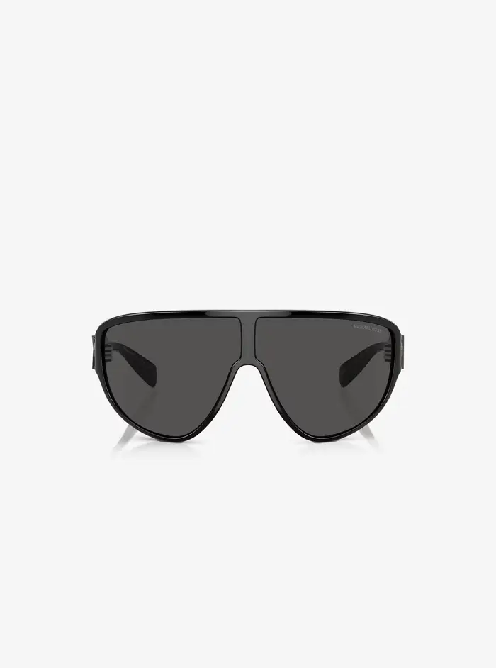 Michael Kors MK Occhiali da sole a mascherina Empire - Nero