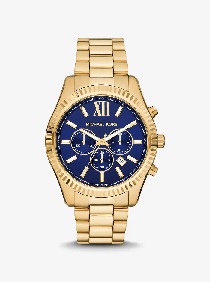 Michael Kors MK Orologio Lexington oversize tonalità oro - Oro