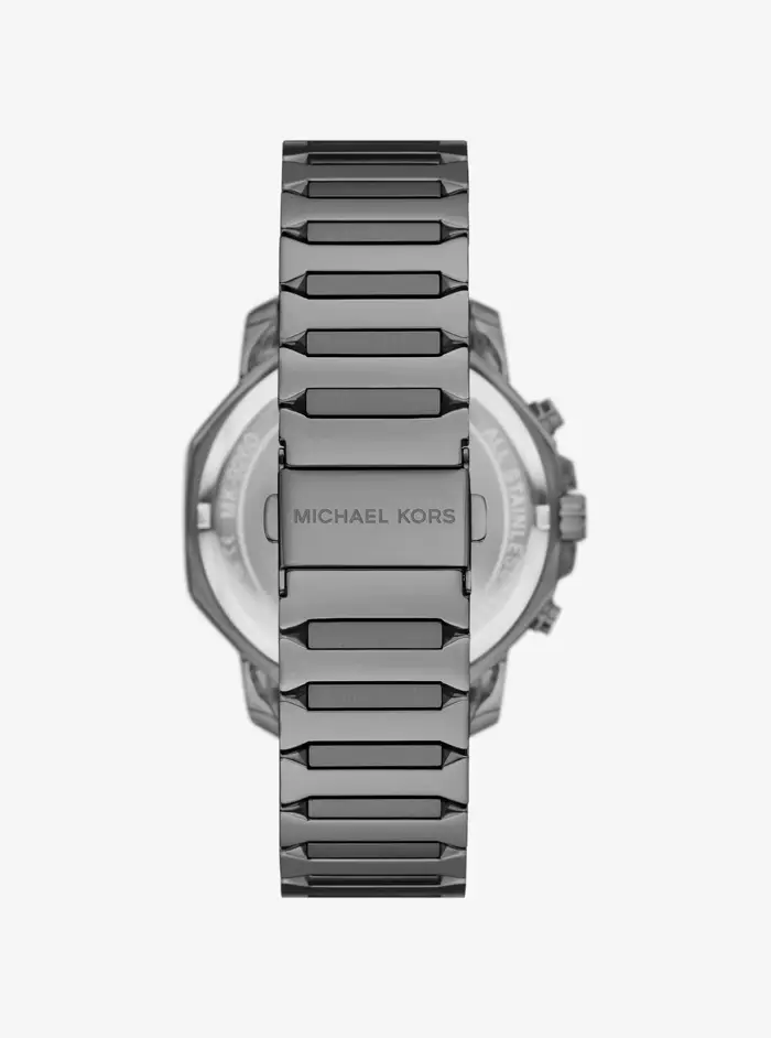 MK Orologio Prescott oversize tonalità canna di fucile - Grigio - Michael Kors