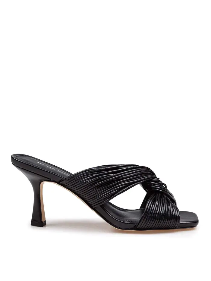 Michael Kors Mule Alessia In Pelle Colore Nero