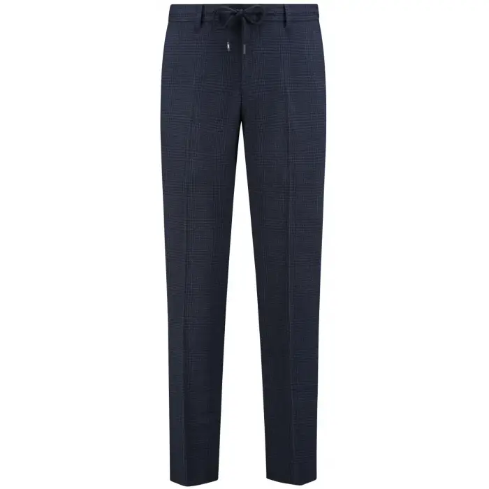 Pantaloni da compleanno a scacchi Michael Kors Glenn Bleu