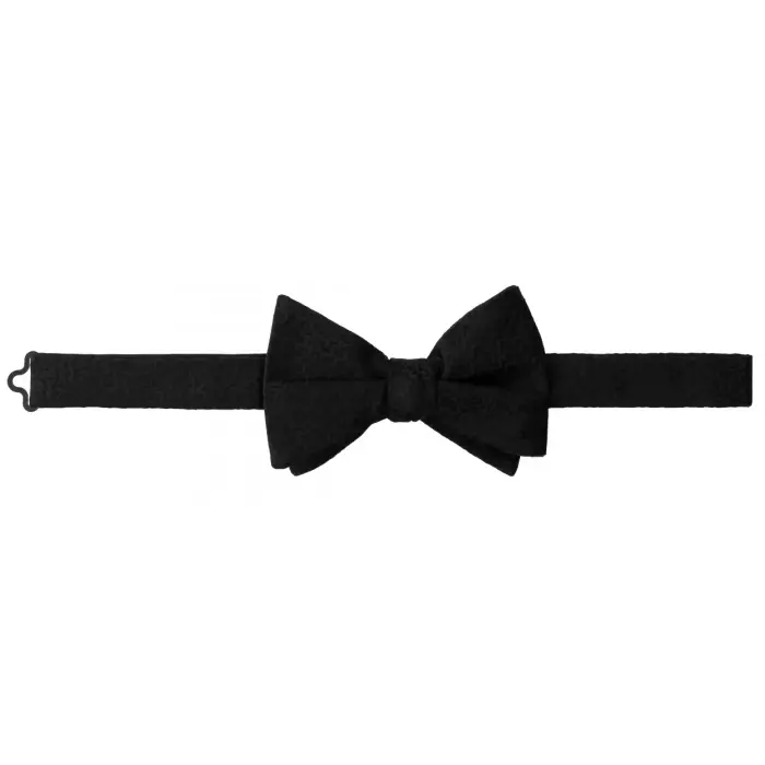 Michael Kors Papillon Mk Logo Pretied Bow Noir