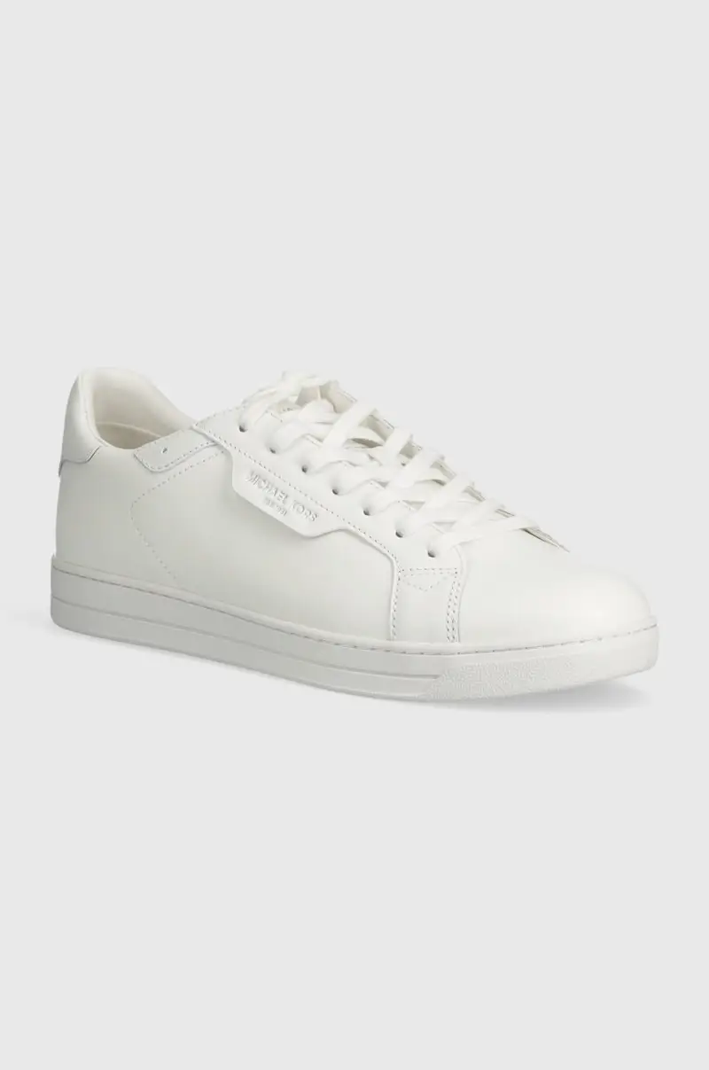 Michael Kors sneakers in pelle Keating Lace Up colore bianco 42S4KEFS1L