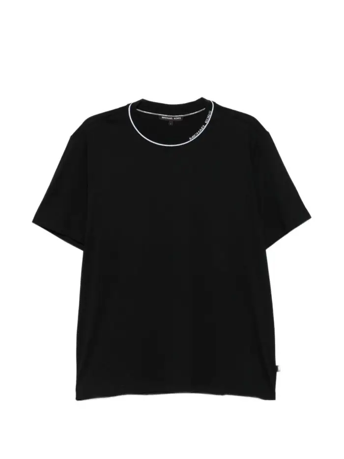 Michael Kors T-shirt girocollo con bordino a contrasto