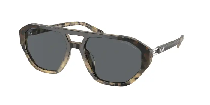 Michael Kors Uomo MK2219U ZURICH 394287 Occhiali da sole Acetato Multi-colore Grigio Pilot Normale