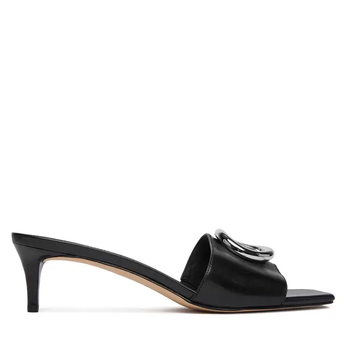 Ciabatte MICHAEL Michael Kors Milan Mule Sandal 40R6MLMS1L Nero