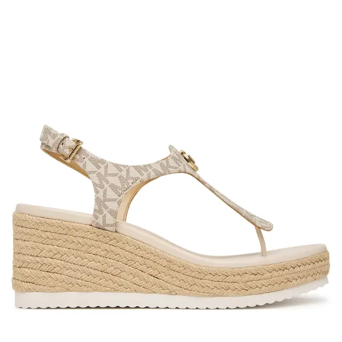 Espadrillas MICHAEL Michael Kors Val Thong Wedge 40S6VAMS1B Écru Crema