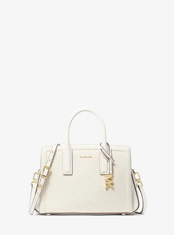 MICHAEL Michael Kors MK Borsa a mano Laila piccola con logo - Naturale - Michael Kors