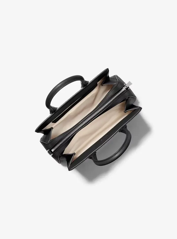 MICHAEL Michael Kors MK Borsa a mano Laila piccola in pelle - Nero - Michael Kors