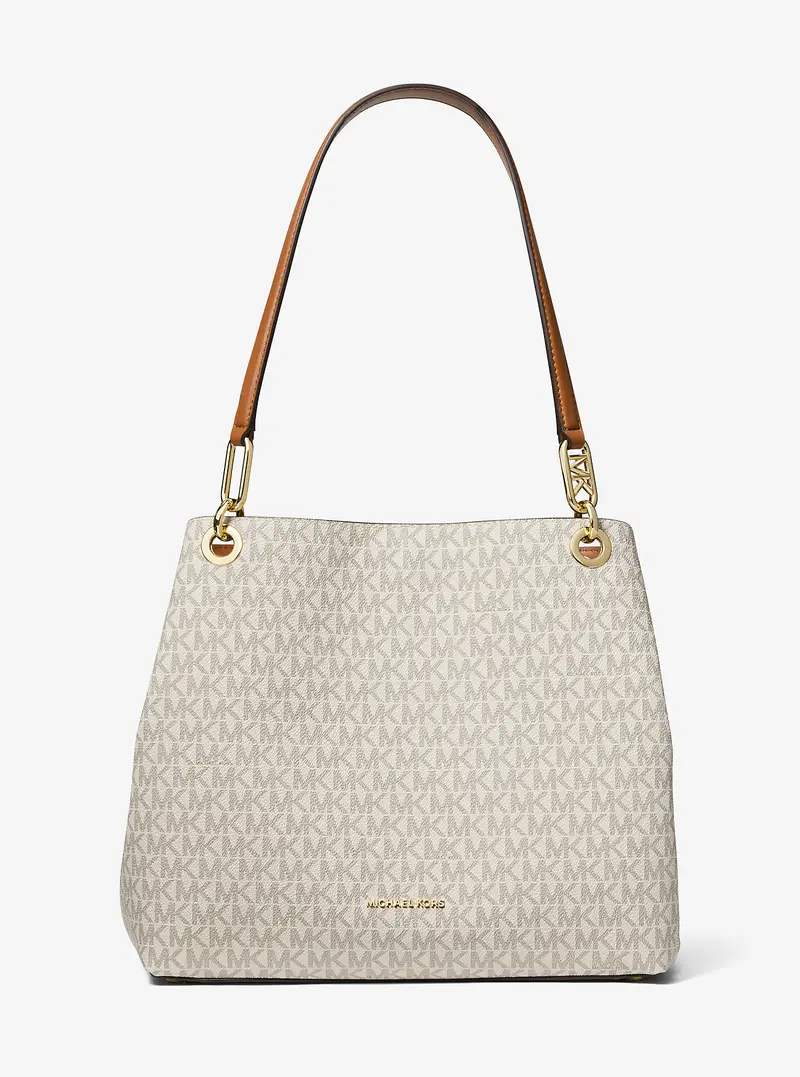 MICHAEL Michael Kors MK Borsa tote Kensington grande con logo - Naturale - Michael Kors