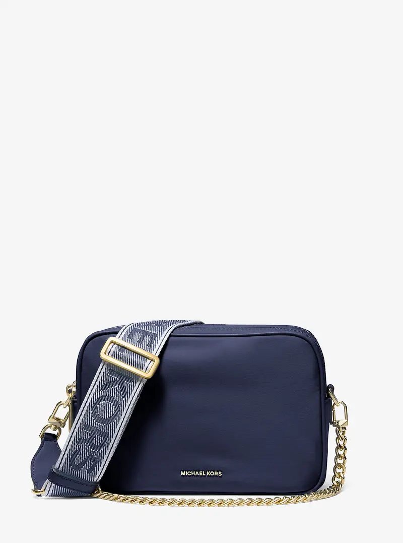 MICHAEL Michael Kors MK Camera bag a tracolla Bryant media in nylon - Blu - Michael Kors
