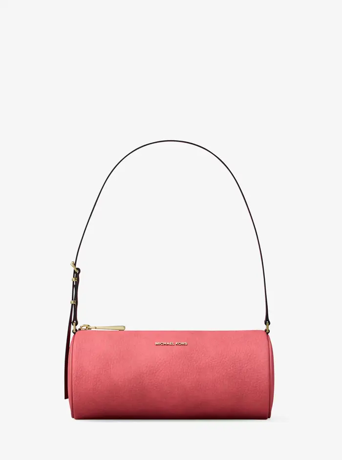 MK Pochette Izzy piccola in nabuk - Rosa - Michael Kors