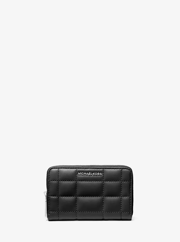 MICHAEL Michael Kors MK Portafoglio piccolo in pelle trapuntata - Nero - Michael Kors