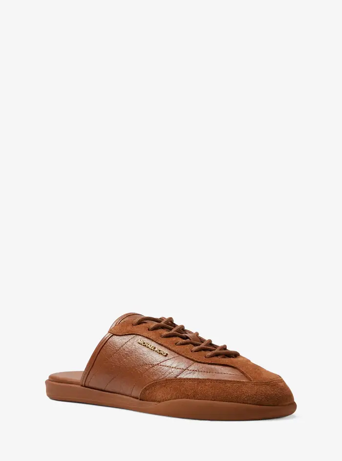 MK Sabot Nolan in pelle - Marrone - Michael Kors