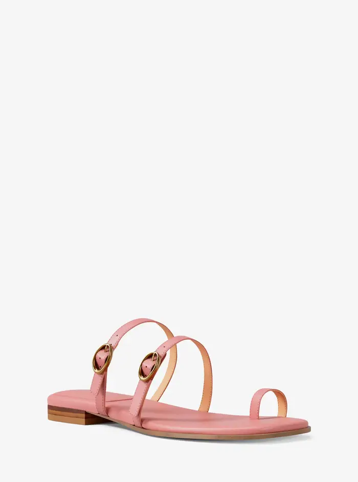 MK Sandalo basso Kya in pelle - Rosa - Michael Kors