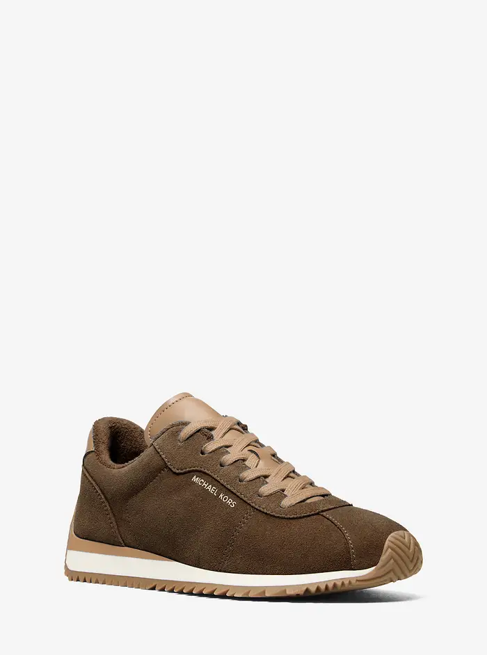 MICHAEL Michael Kors MK Sneaker Rhodes in pelle decorata - Marrone - Michael Kors