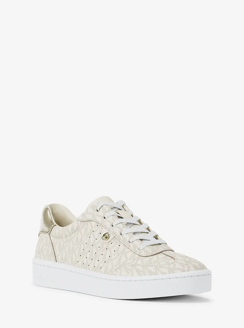 MICHAEL Michael Kors MK Sneaker Scotty con logo - Naturale - Michael Kors