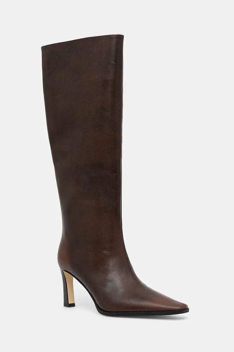 MICHAEL Michael Kors stivali in pelle Darrah donna colore marrone 40F5DRMB5L.230