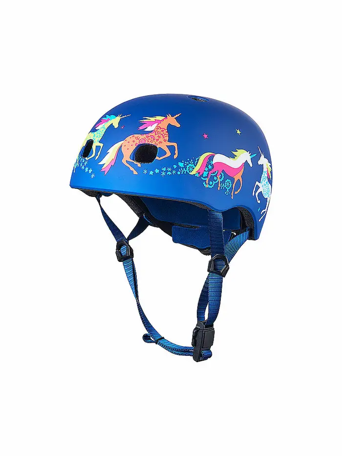 Casco da scooter per bambini Unicorno blu | 52-56CM