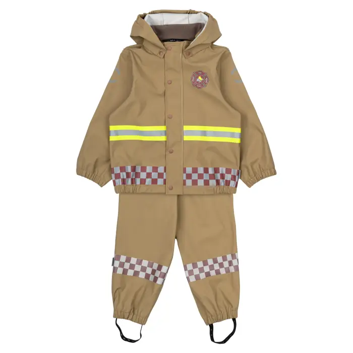 Mikk-Line Abbigliamento da pioggia per bambini Firefighter Marron