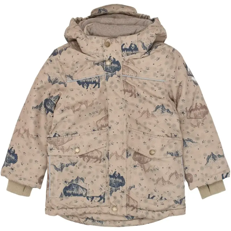 Mikk-Line Giacca da bambino Aop Beige