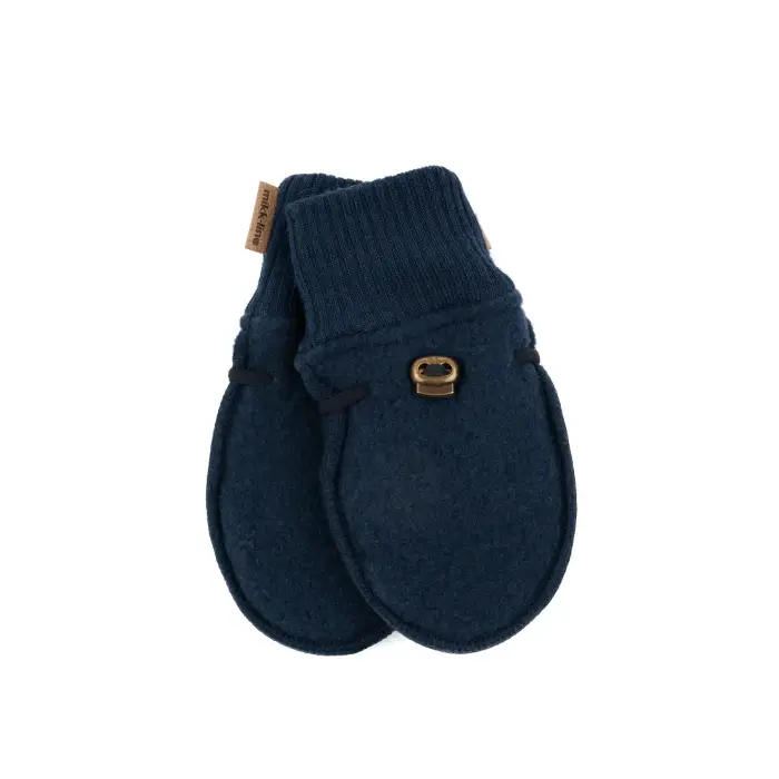 Mikk-Line Mitten in lana per bambini Bleu