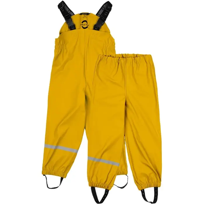 Pantaloni da pioggia per ragazza Mikk-Line Jaune