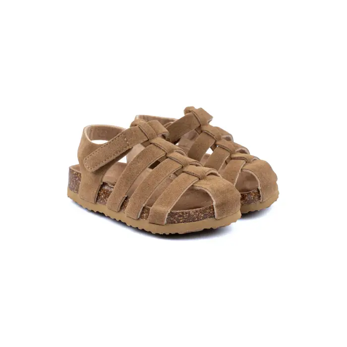 Mikk-Line Sandali in suede Cork Marron