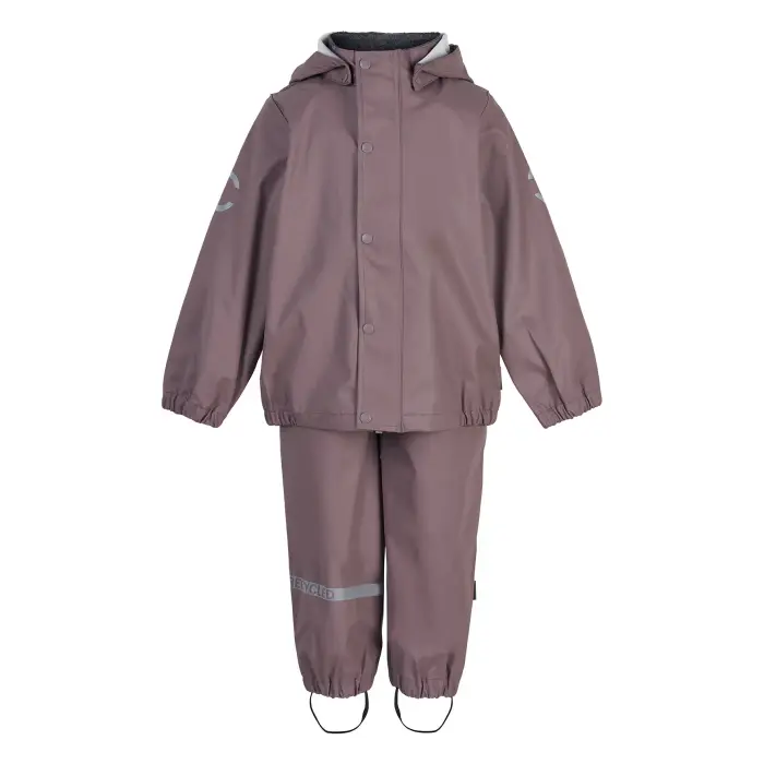 Set di abbigliamento da pioggia per bambina Mikk-Line Violet