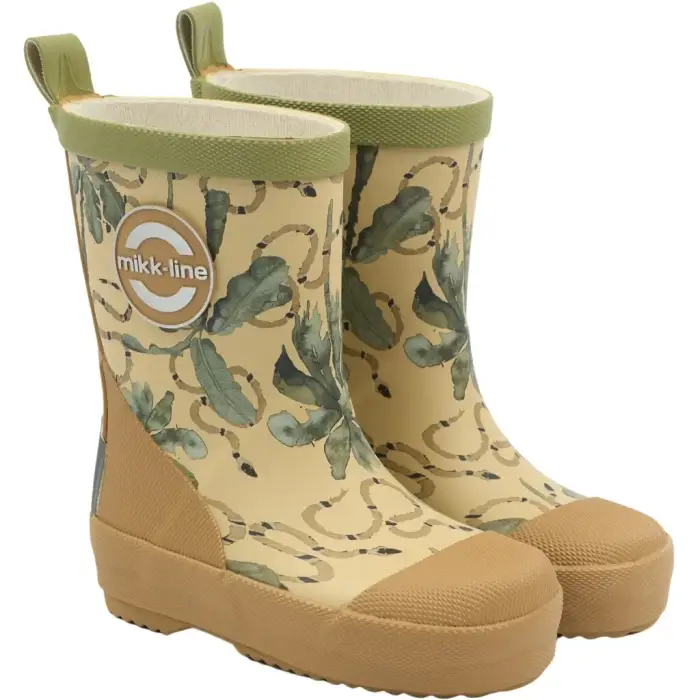 Stivali da pioggia stampati Mikk-Line Beige